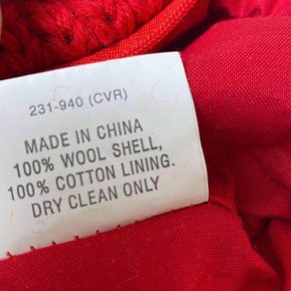 CRATE & BARREL Shaggy Tree Pillow Cover
16" Wool Knit-EUC - Picture 10 of 11